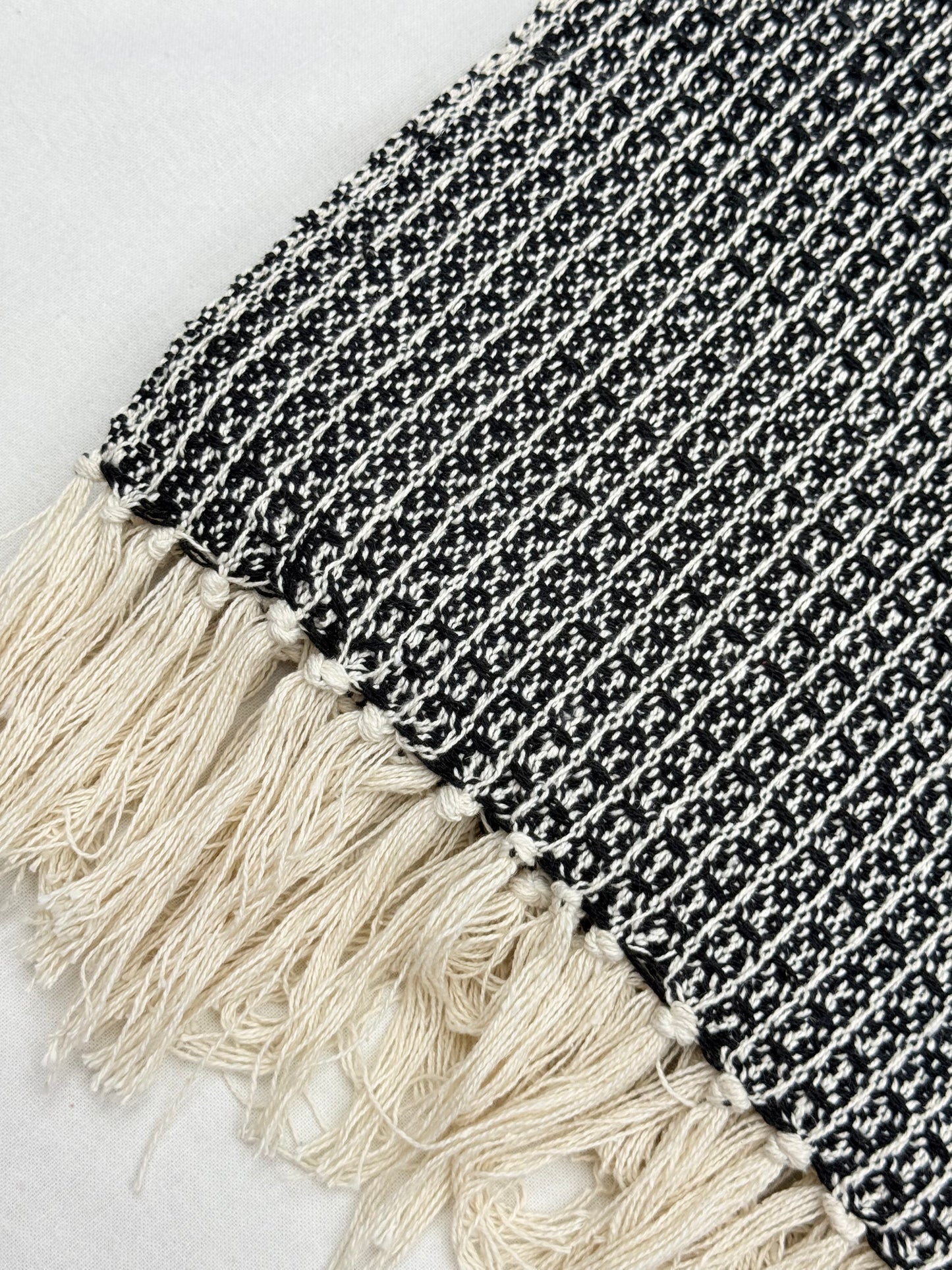 Charcoal Mist Waffle Throw