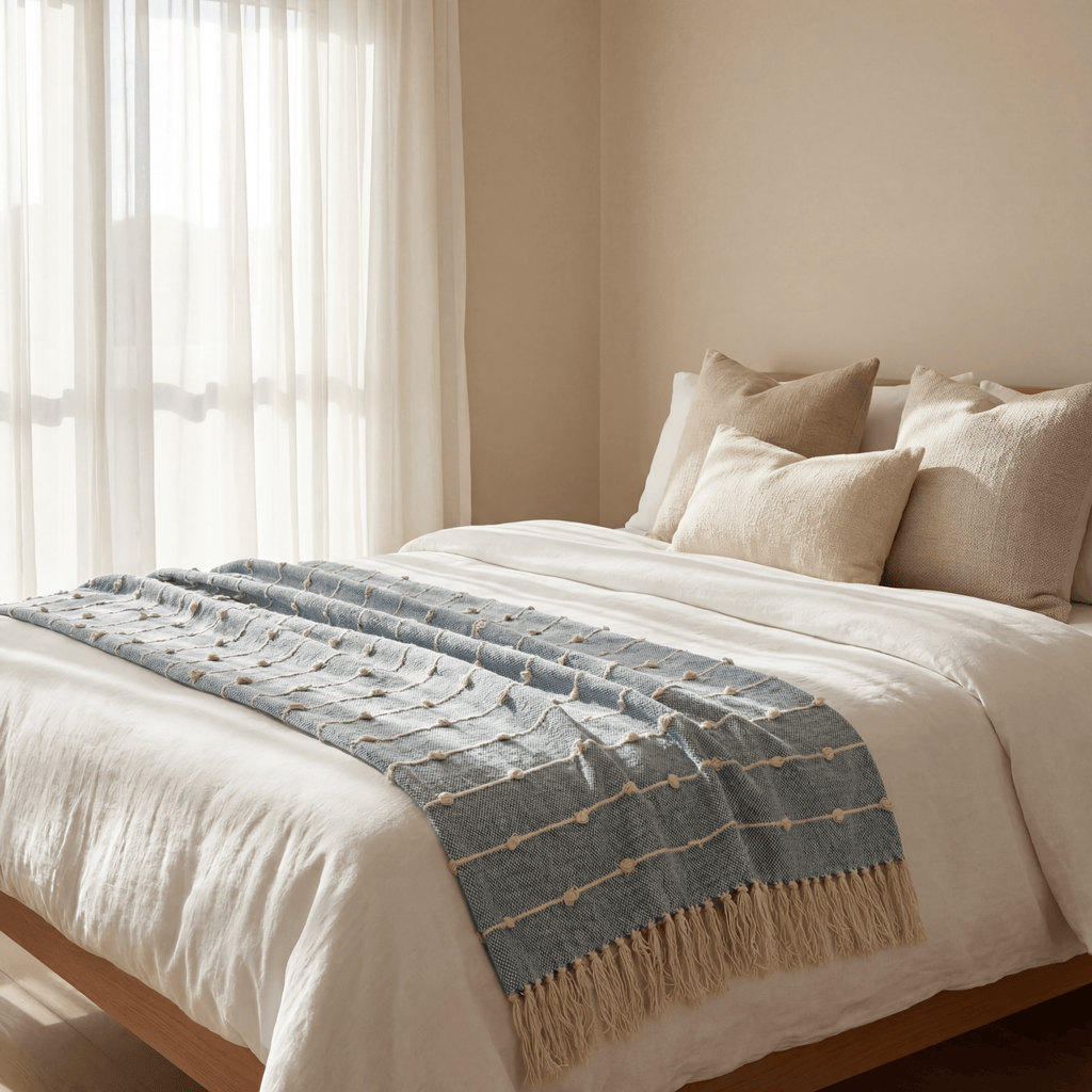 The Coastal Blue Horizon Throw