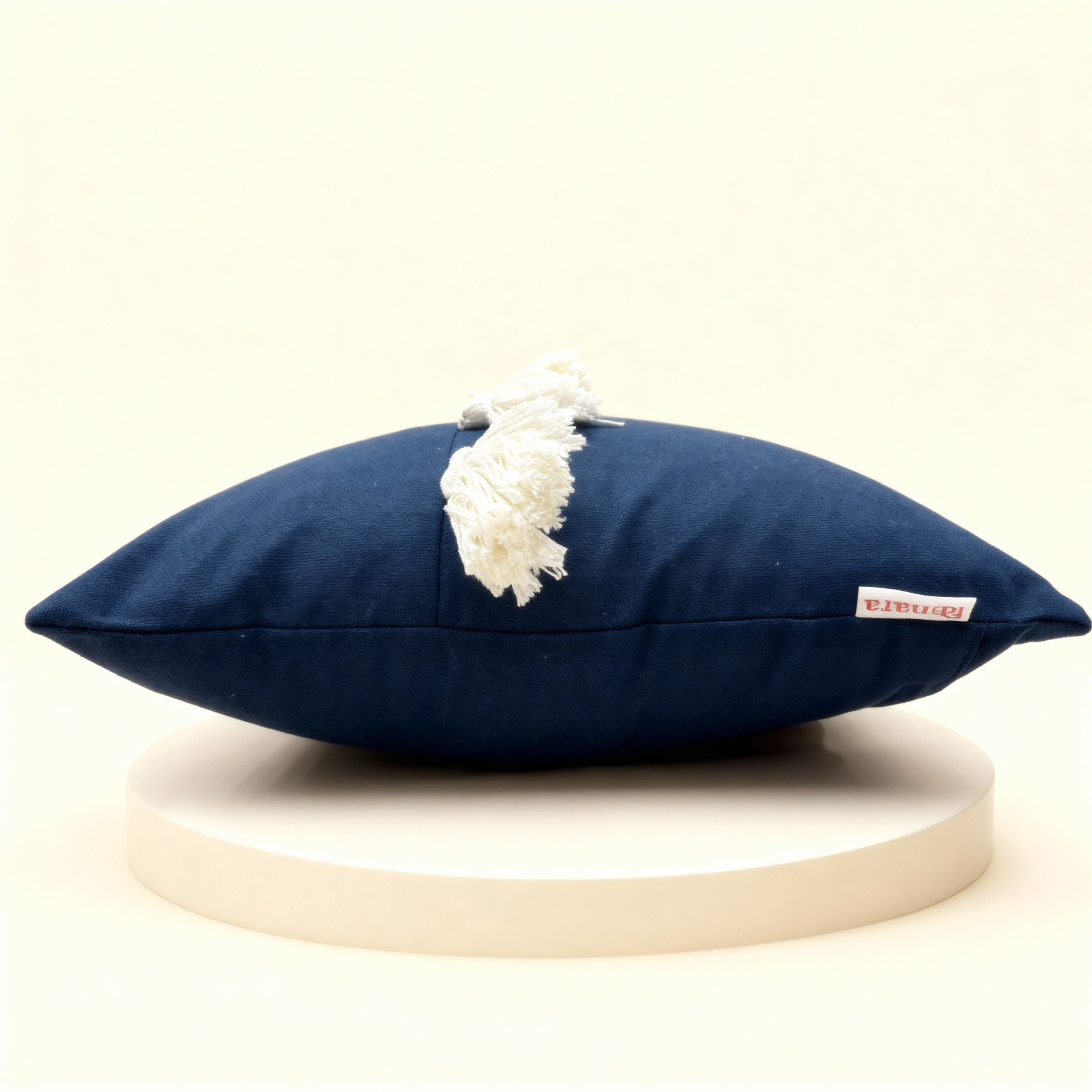 Midnight Tassel Cushion Cover