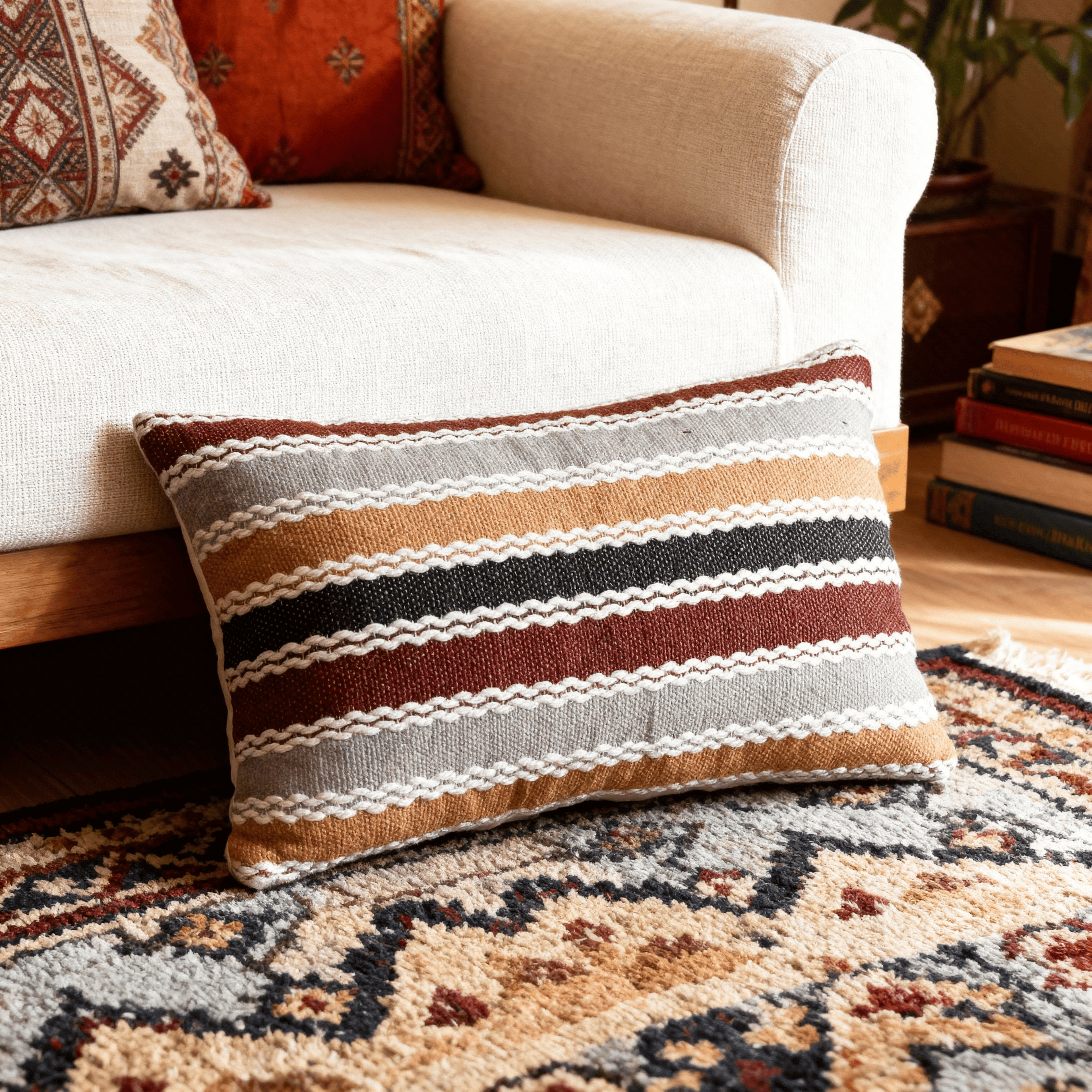 Daisy Woven Cushion Cover