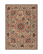 Modern Suzani Area Rug