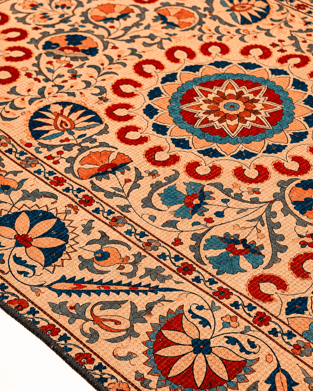 Modern Suzani Area Rug