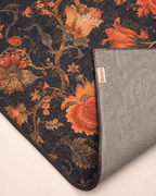 Dark Botanical Area Rug