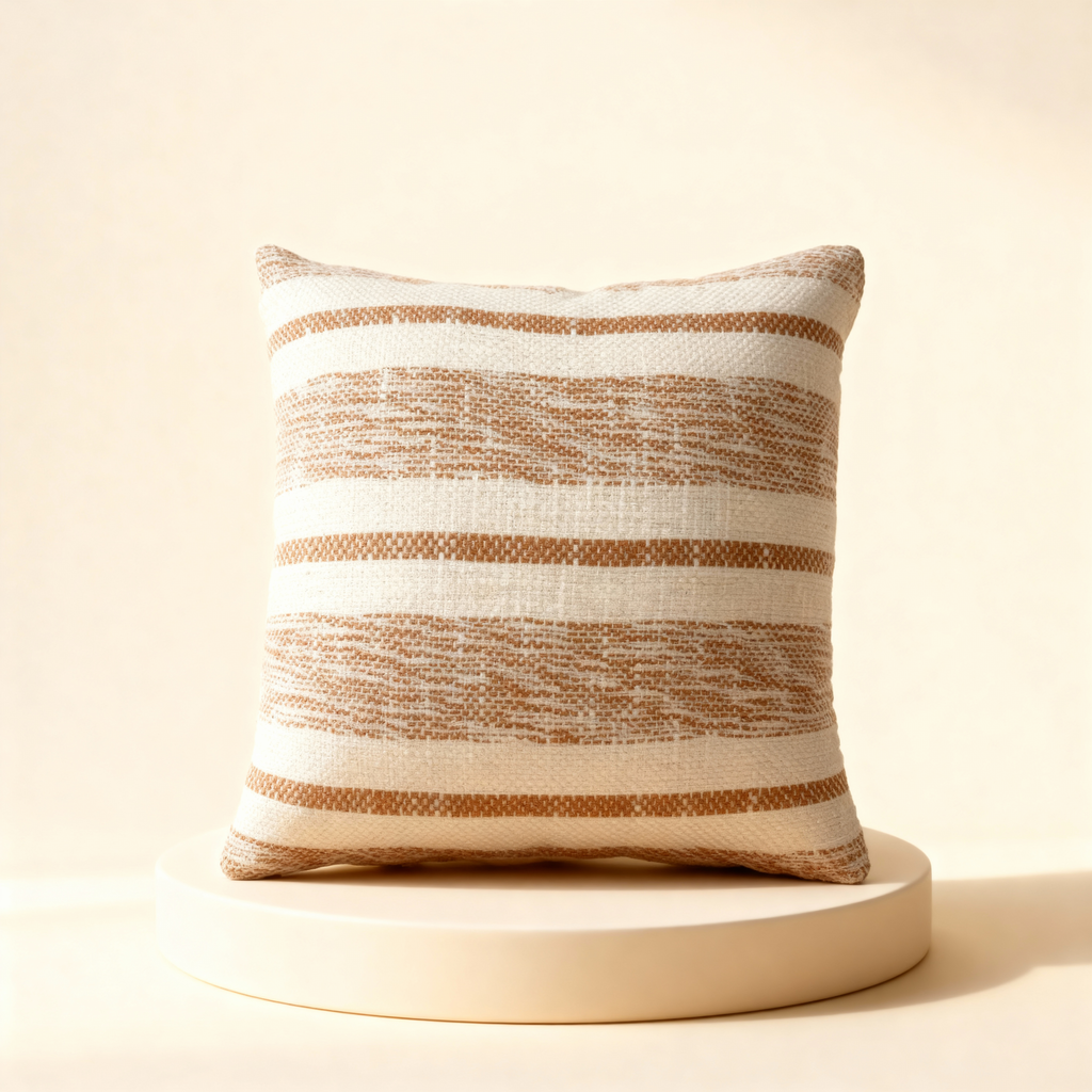 Thick 'n Thin Woven Stripes Cushion Cover