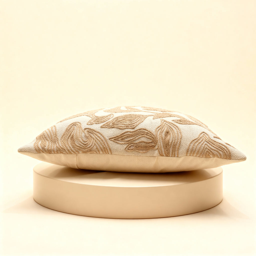 Mesa Terrain Cotton-Jute Cushion Cover