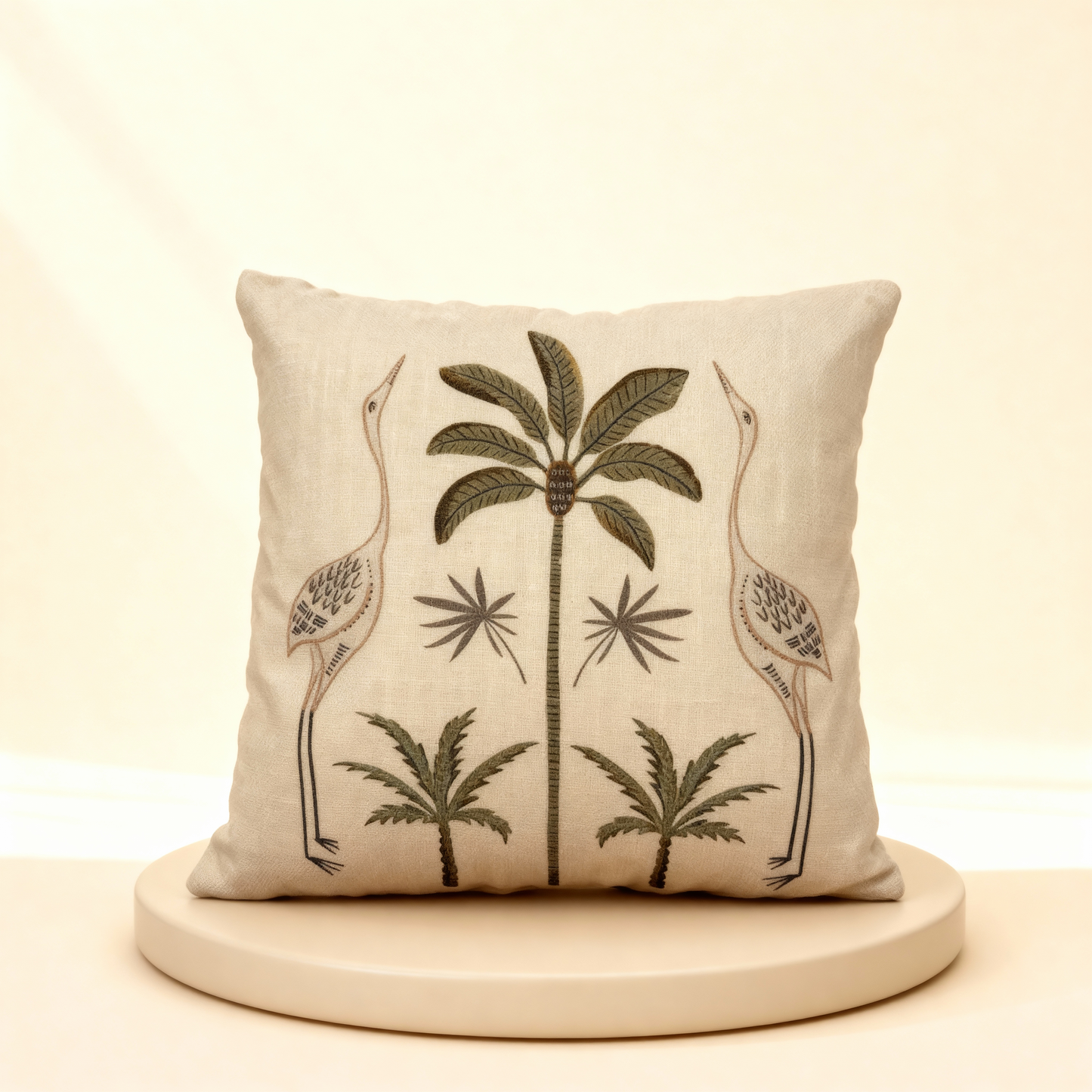 Vintage Flamingo Cushion Cover