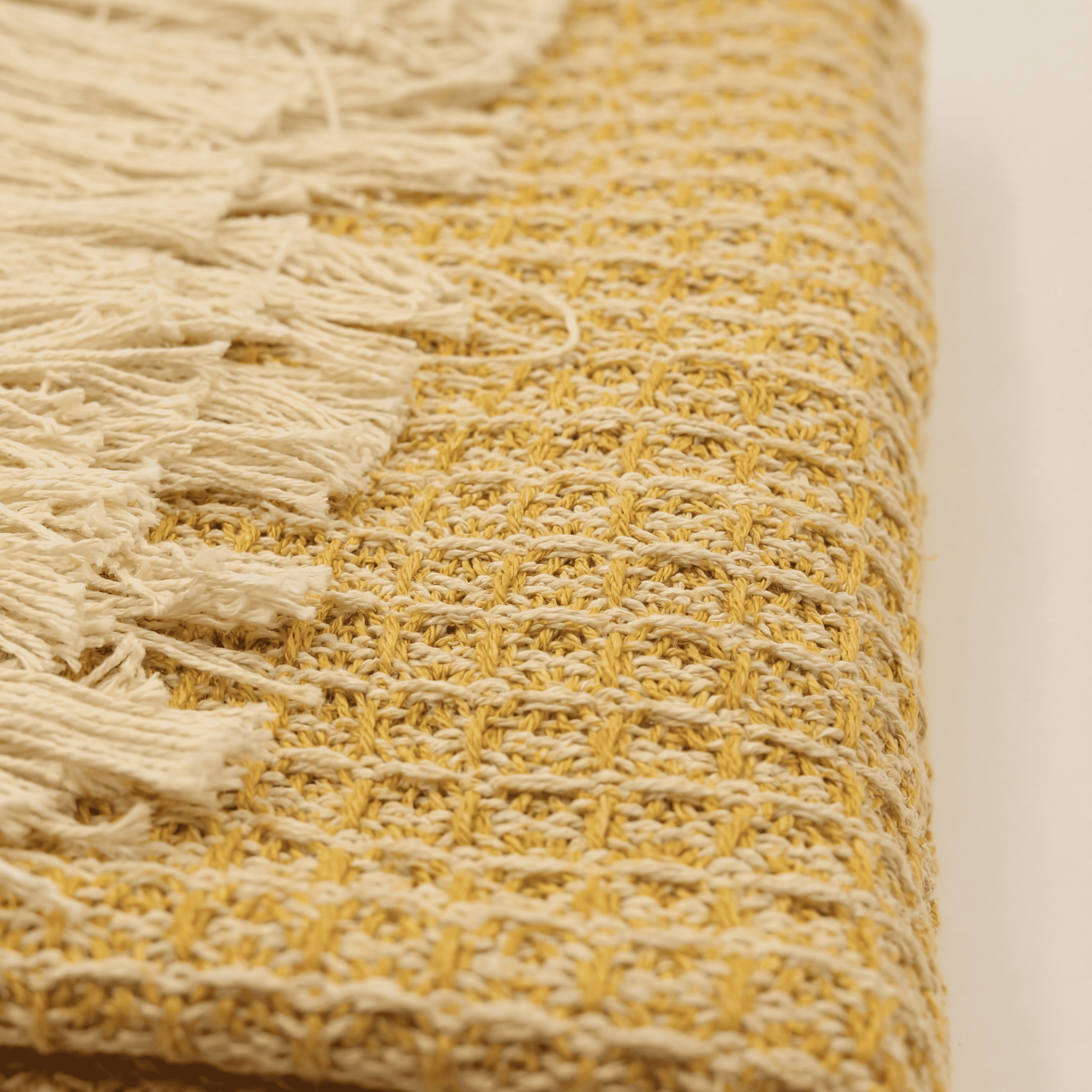 Golden Hour Waffle Throw