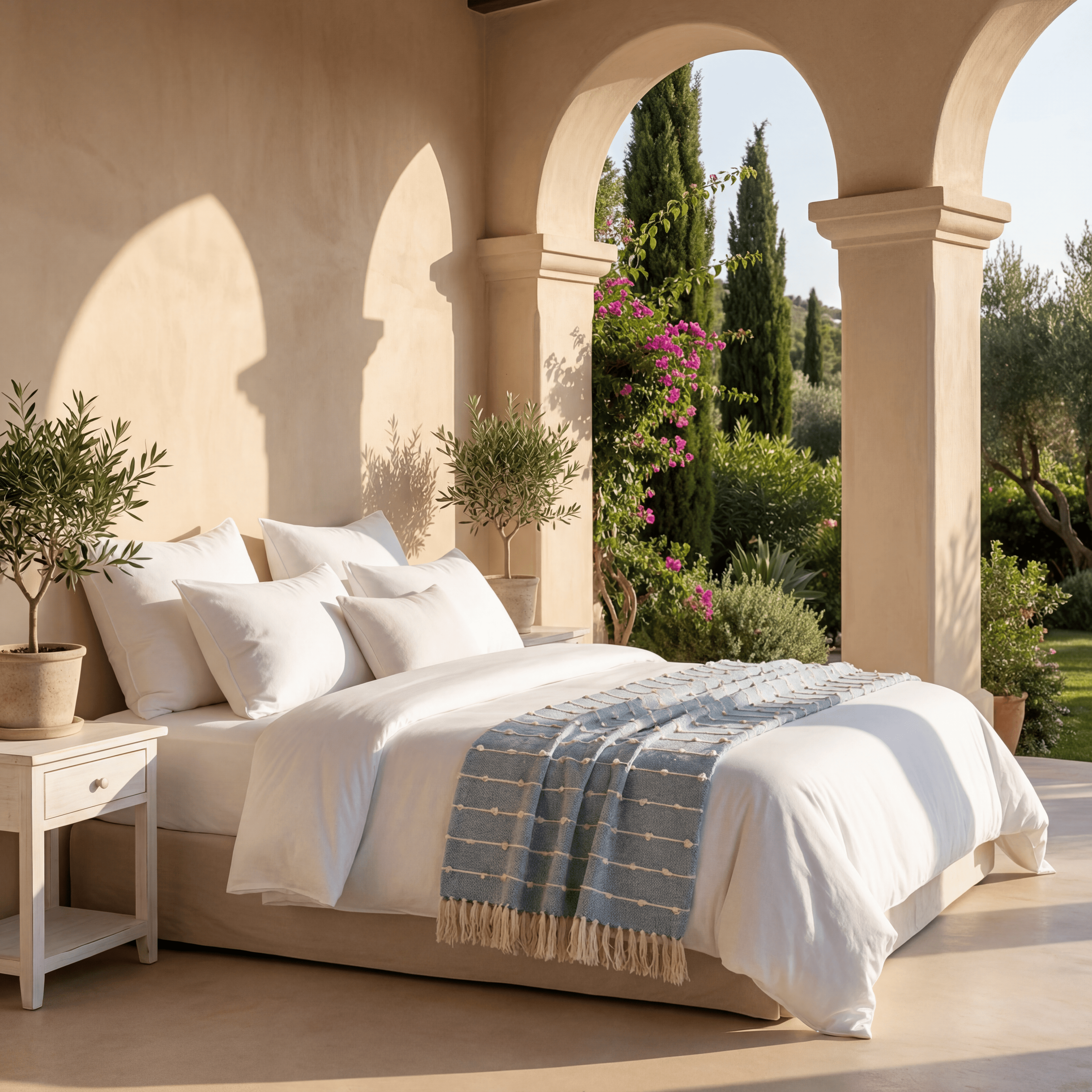 The Coastal Blue Horizon Throw