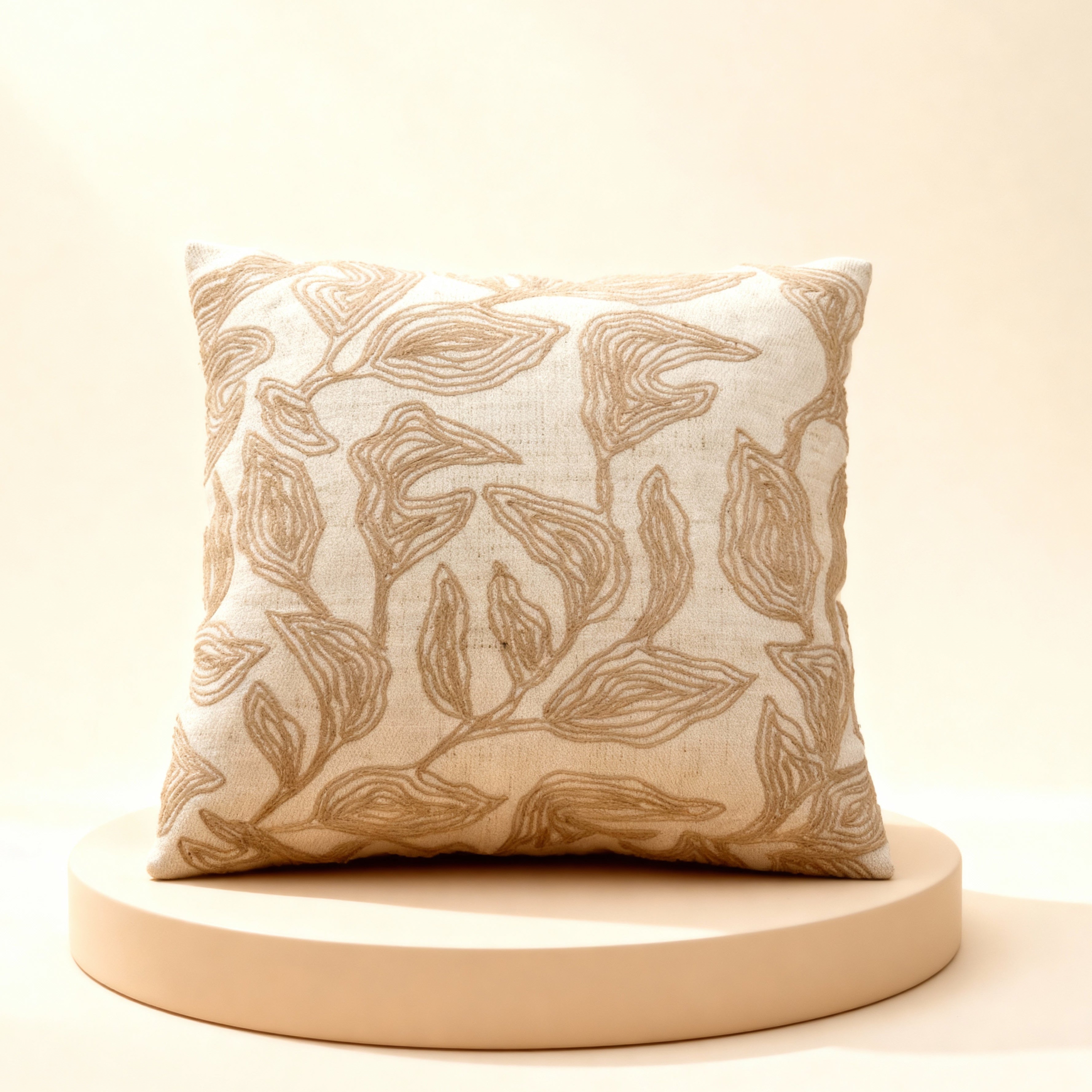 Mesa Terrain Cotton-Jute Cushion Cover
