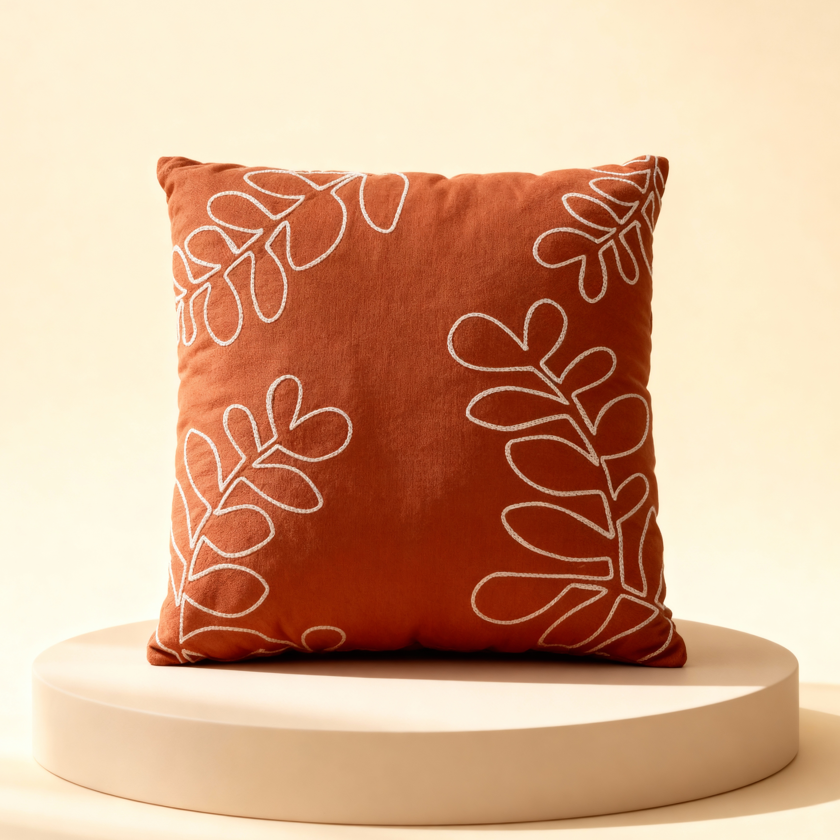 Earthen Bloom Cushion Cover