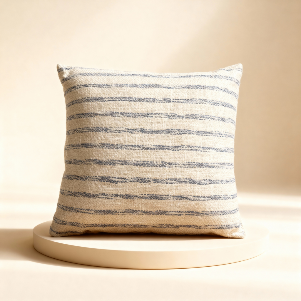 Piper Stripe Woven Cushion Cover