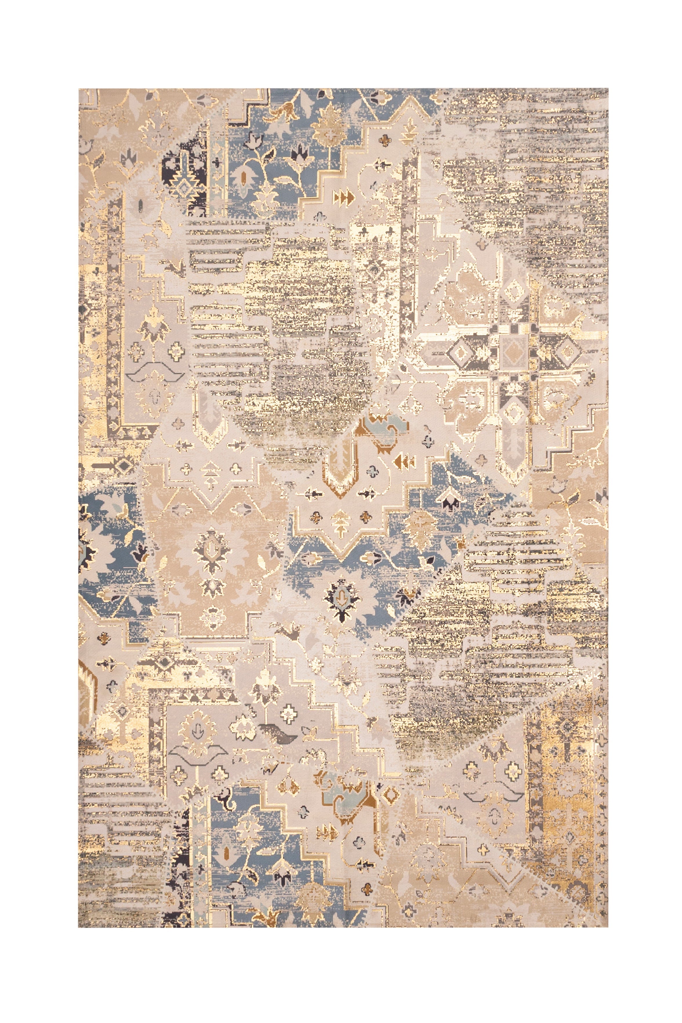 Sapphire Mosaic Area Rug