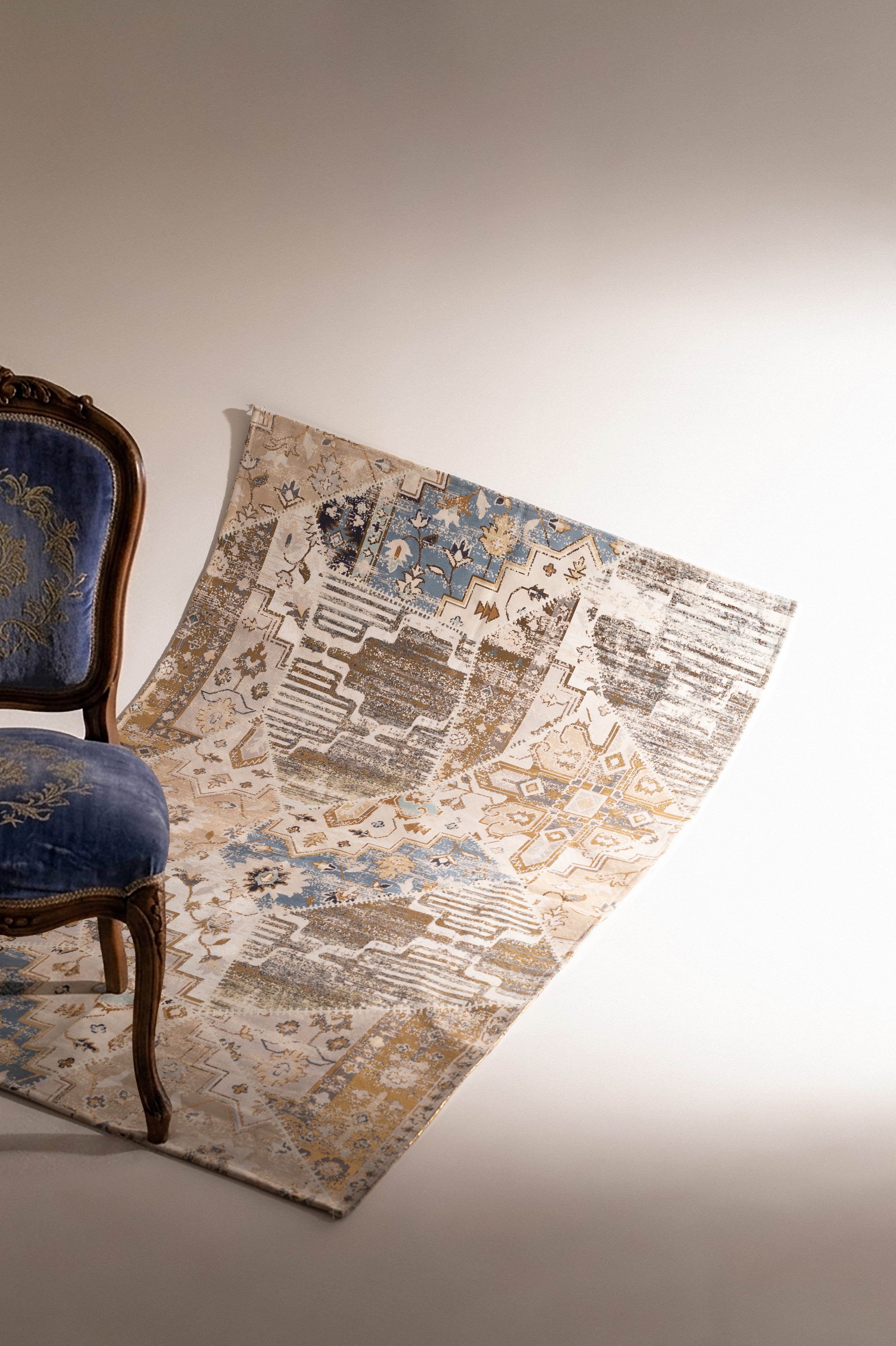 Sapphire Mosaic Area Rug