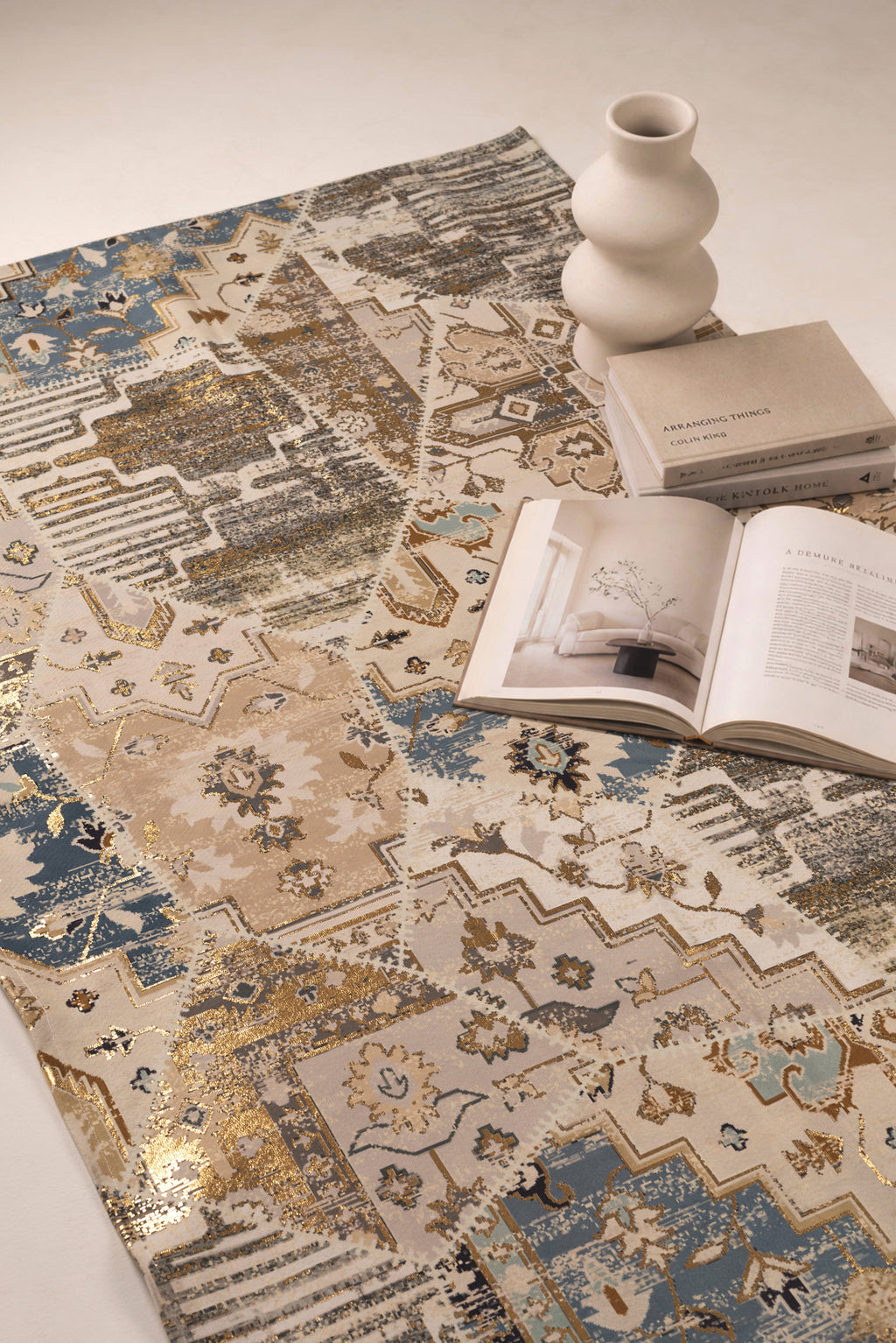 Sapphire Mosaic Area Rug