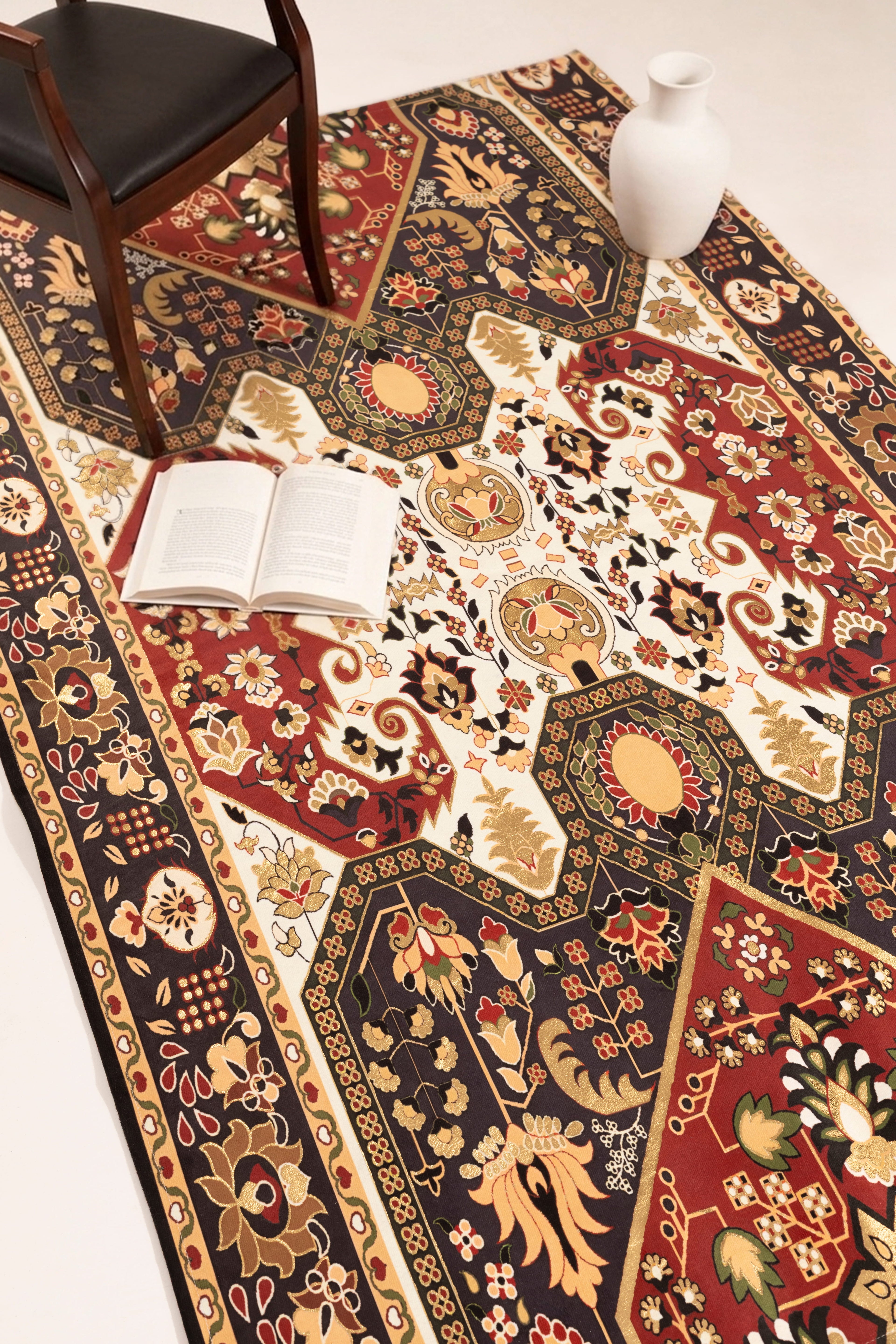 Crimson Rhapsody Area Rug
