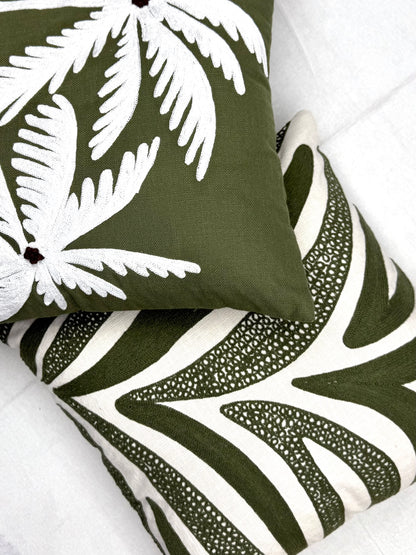 Canopy Palm Cushion Cover