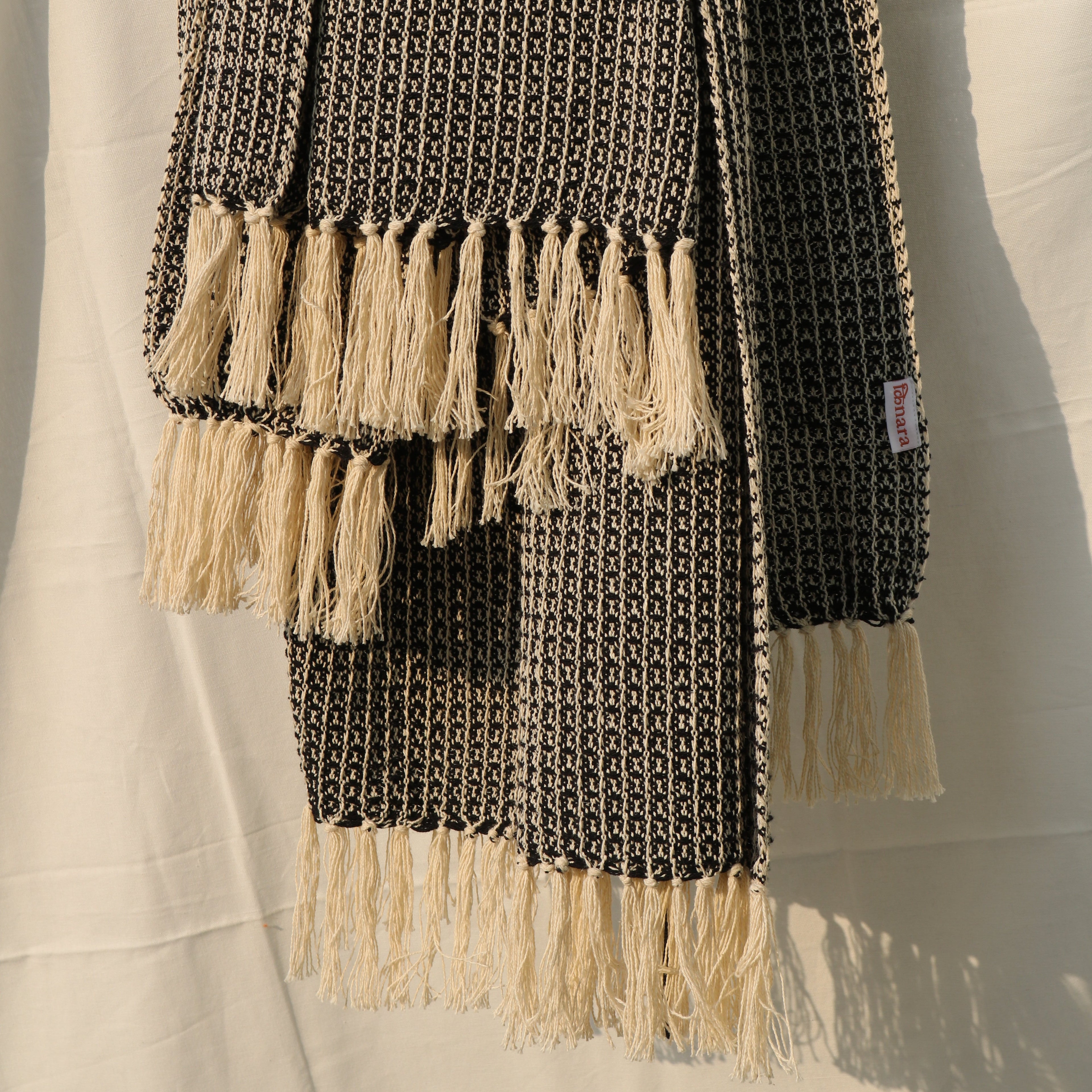 Charcoal Mist Waffle Throw