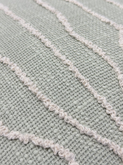 Sage Dune Tassel Cushion Cover