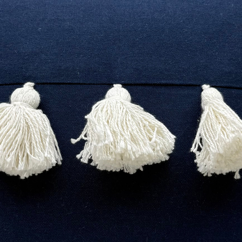 Midnight Tassel Cushion Cover