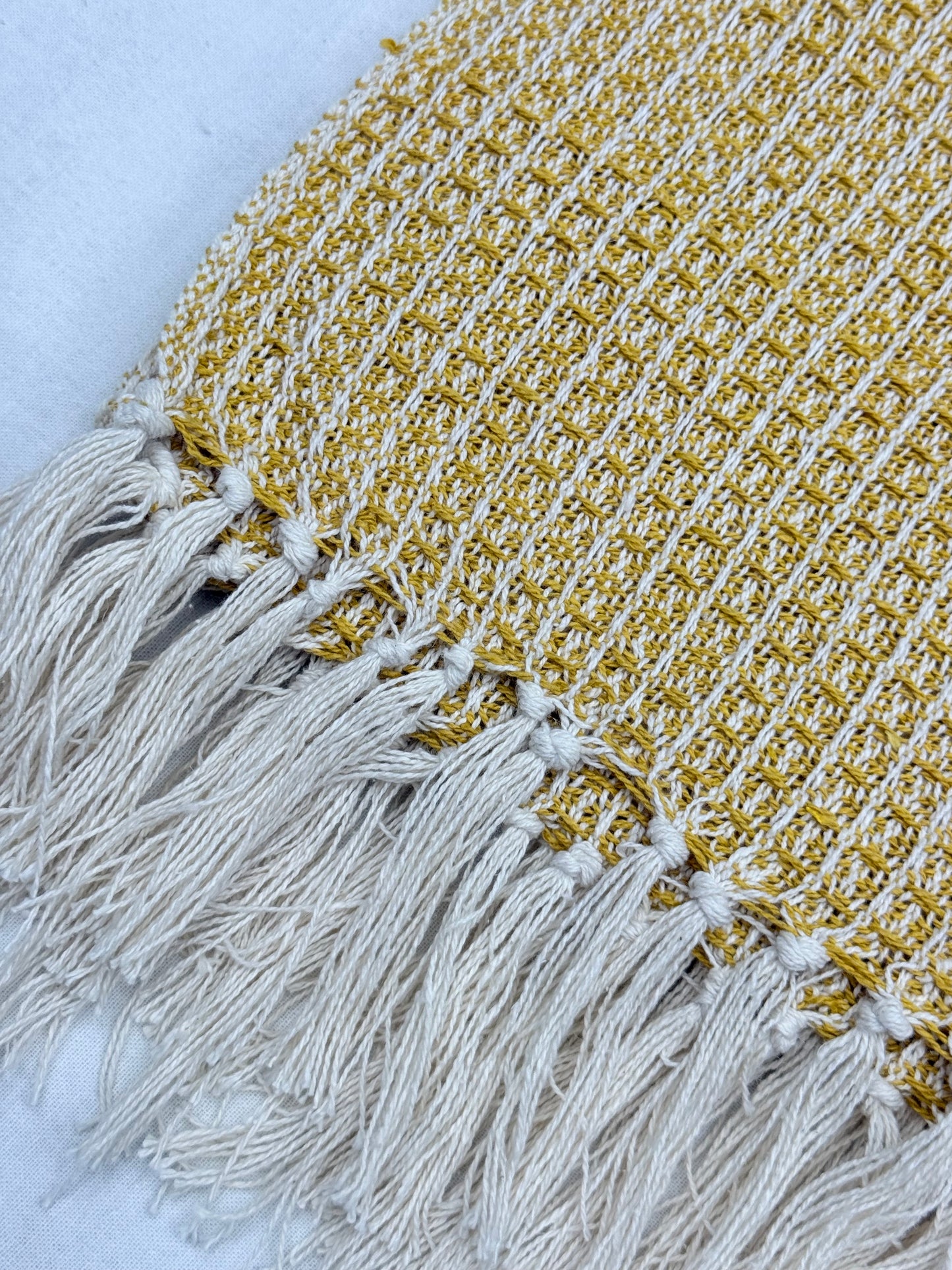 Golden Hour Waffle Throw