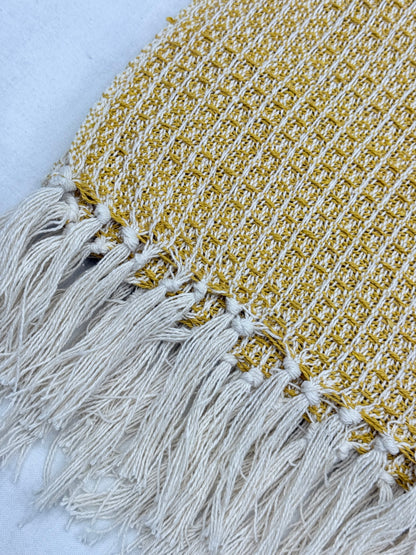 Golden Hour Waffle Throw