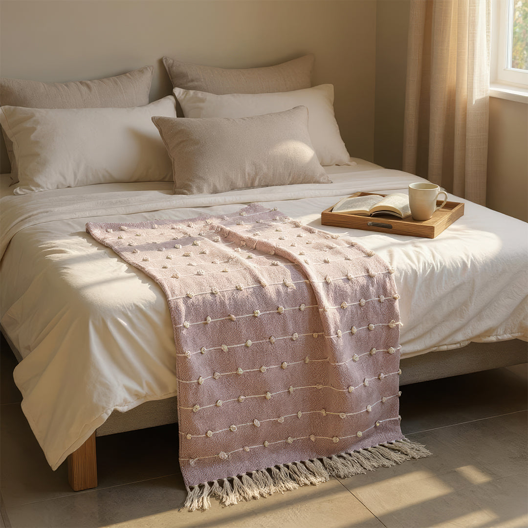 The Blush Horizon Throw