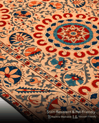 Modern Suzani Area Rug