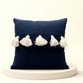 Midnight Tassel Cushion Cover