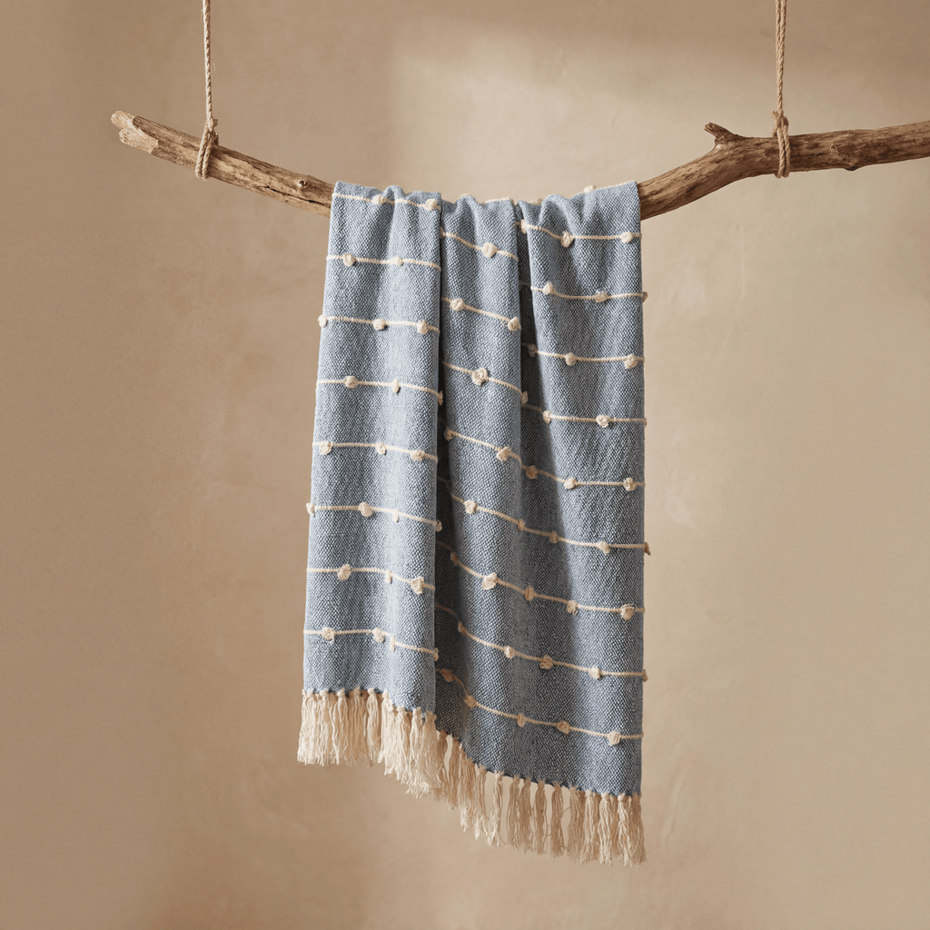 The Coastal Blue Horizon Throw