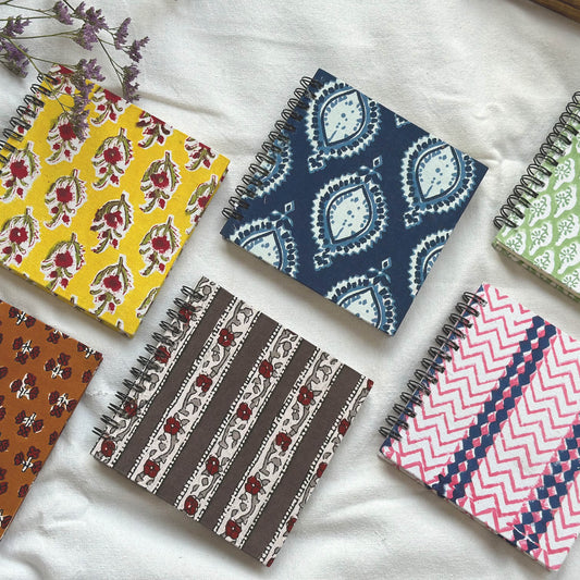 Indigo Motif Mini Journal