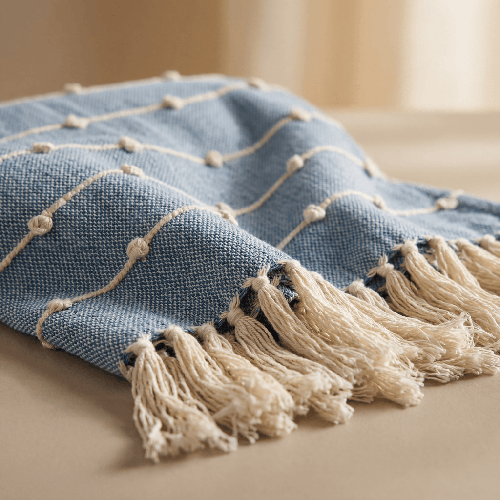 The Coastal Blue Horizon Throw