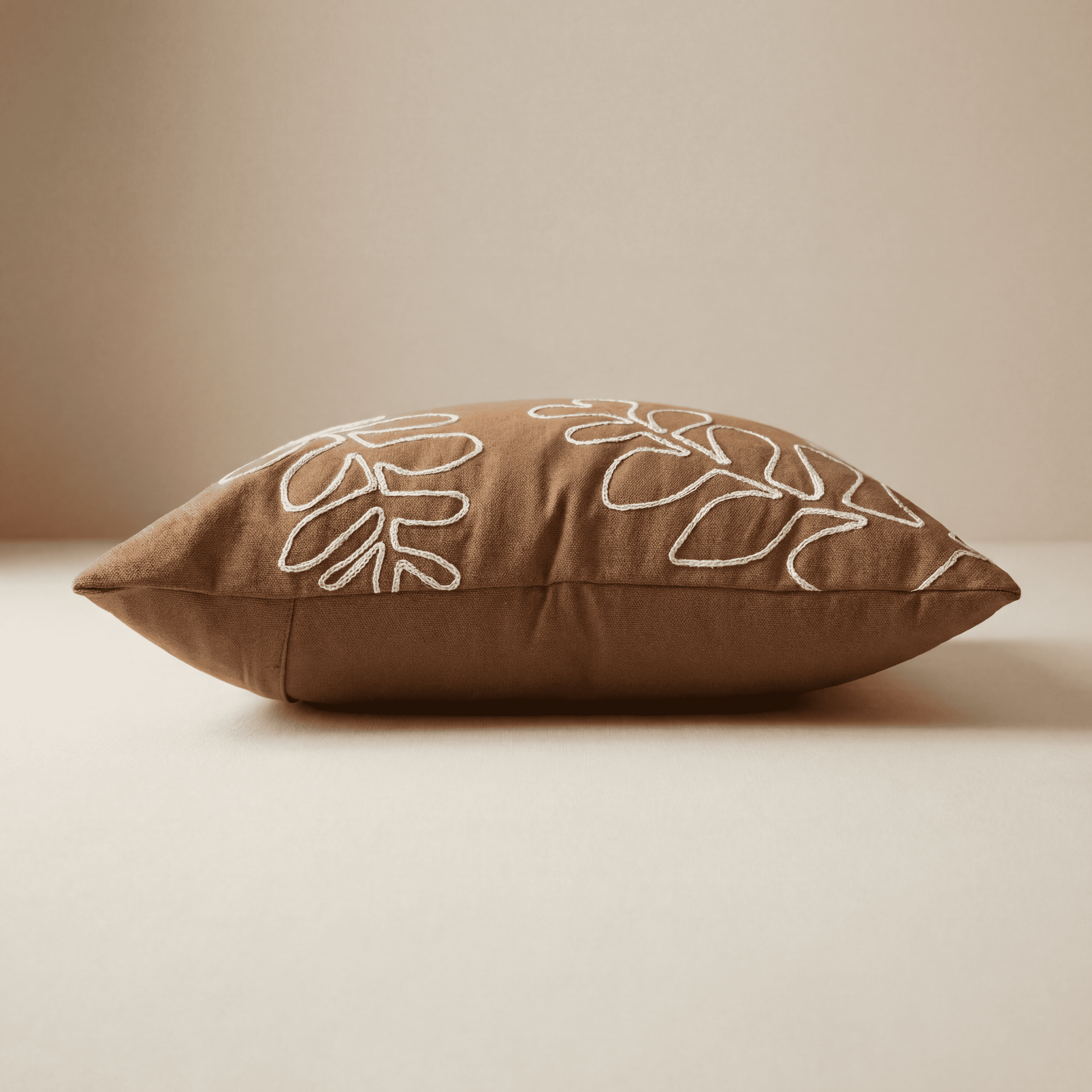 Earthen Bloom Cushion Cover