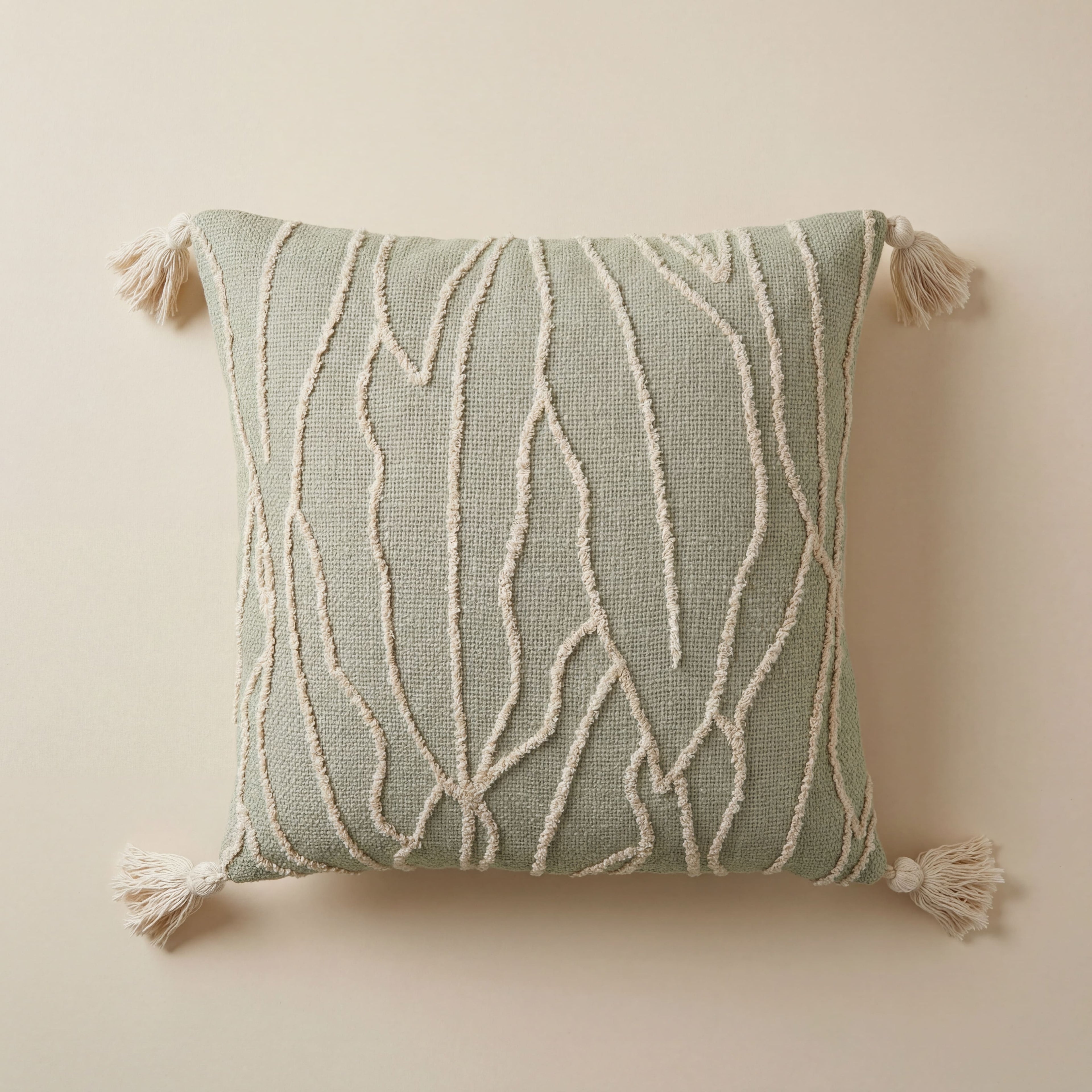 Dune Tassel Cushion Cover