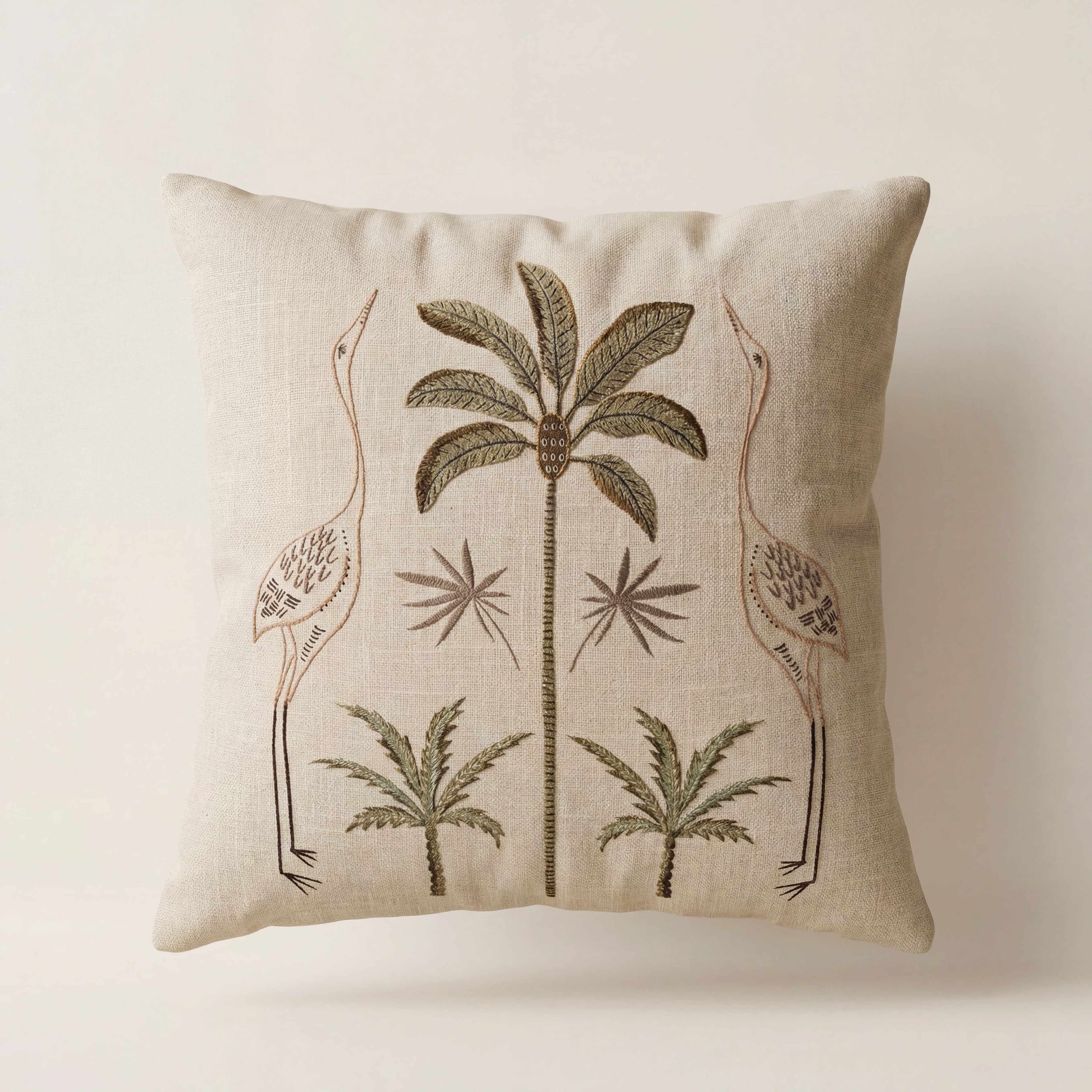 Vintage Flamingo Cushion Cover