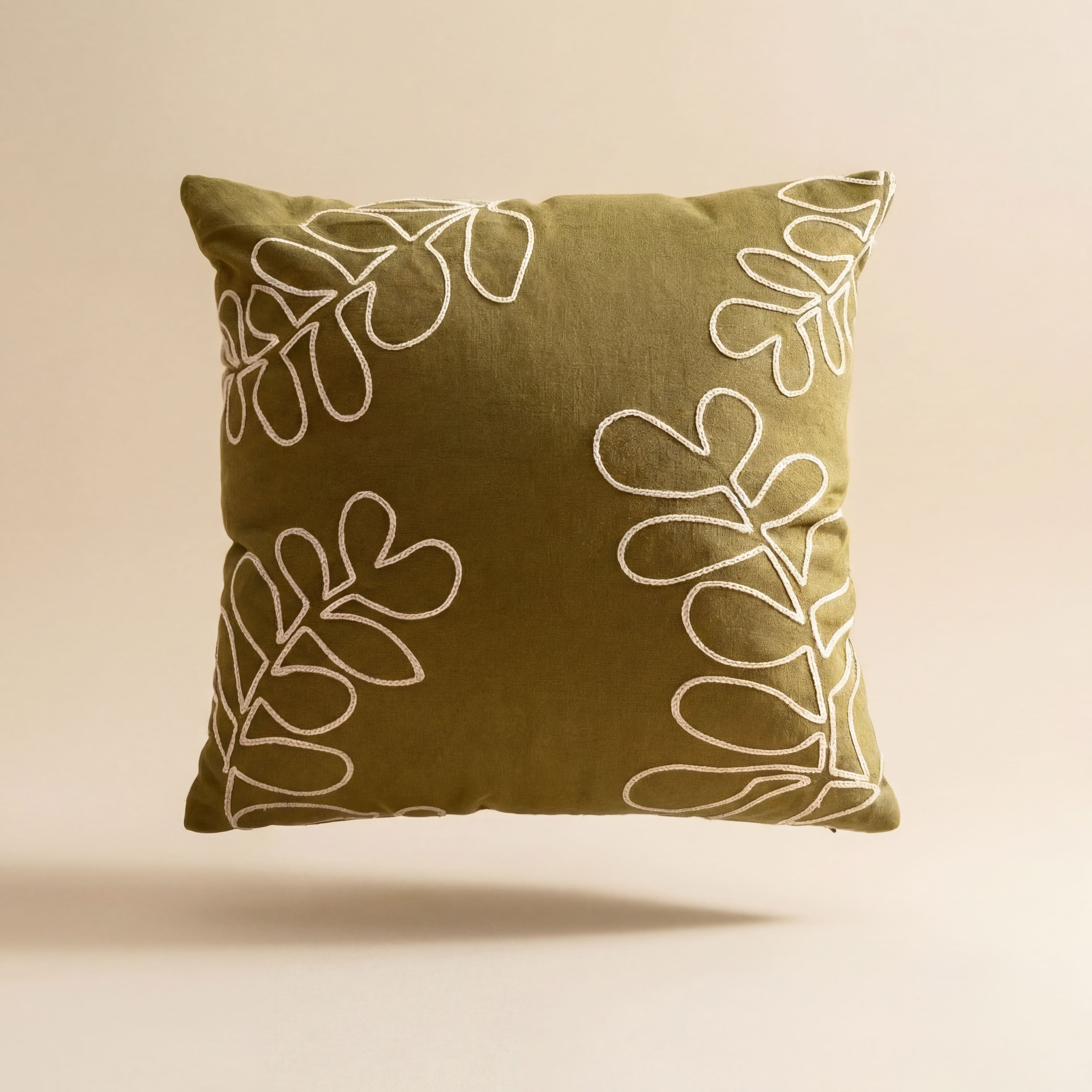 Earthen Bloom Cushion Cover