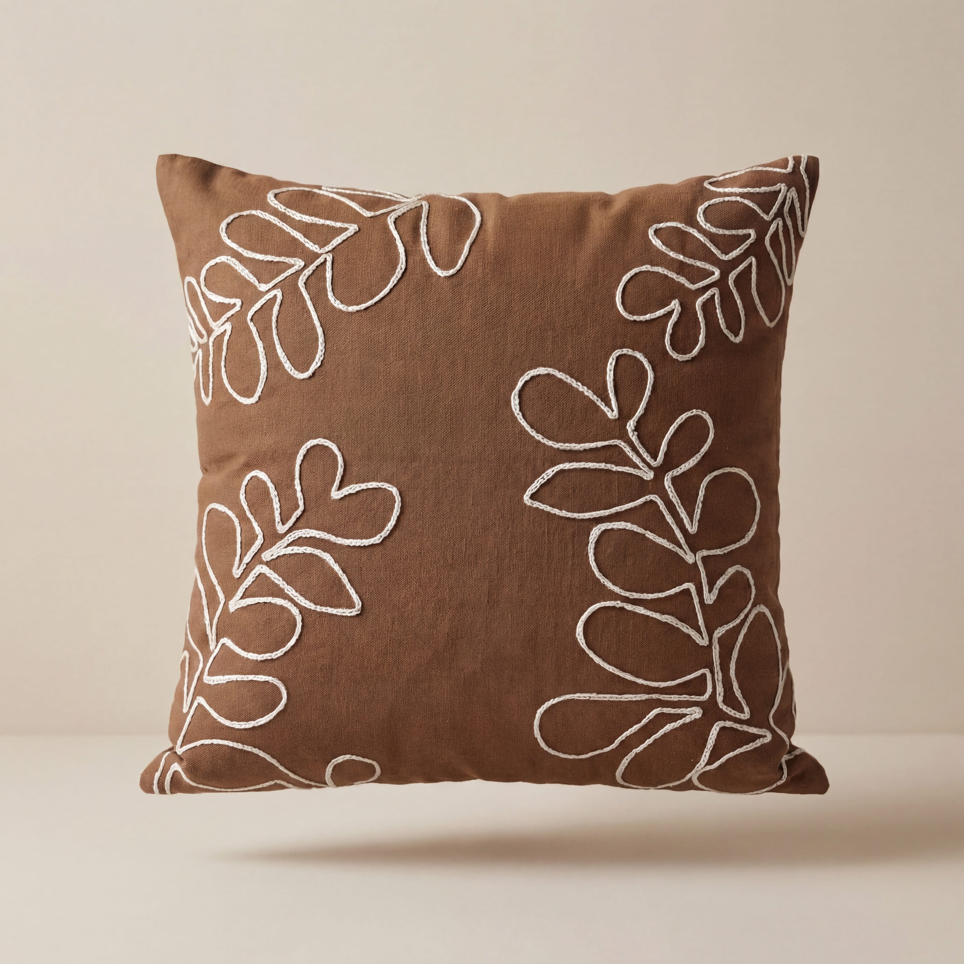Earthen Bloom Cushion Cover
