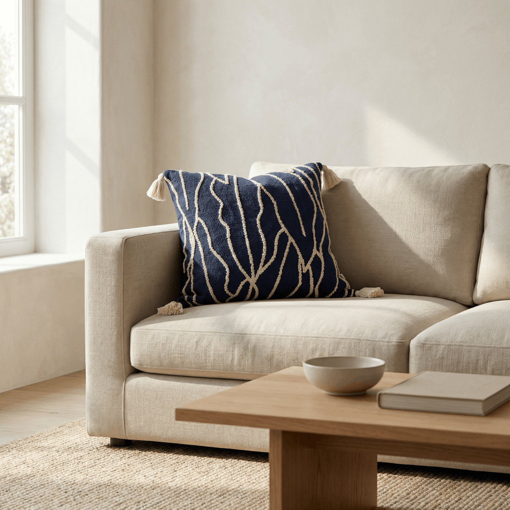 Dune Tassel Cushion Cover