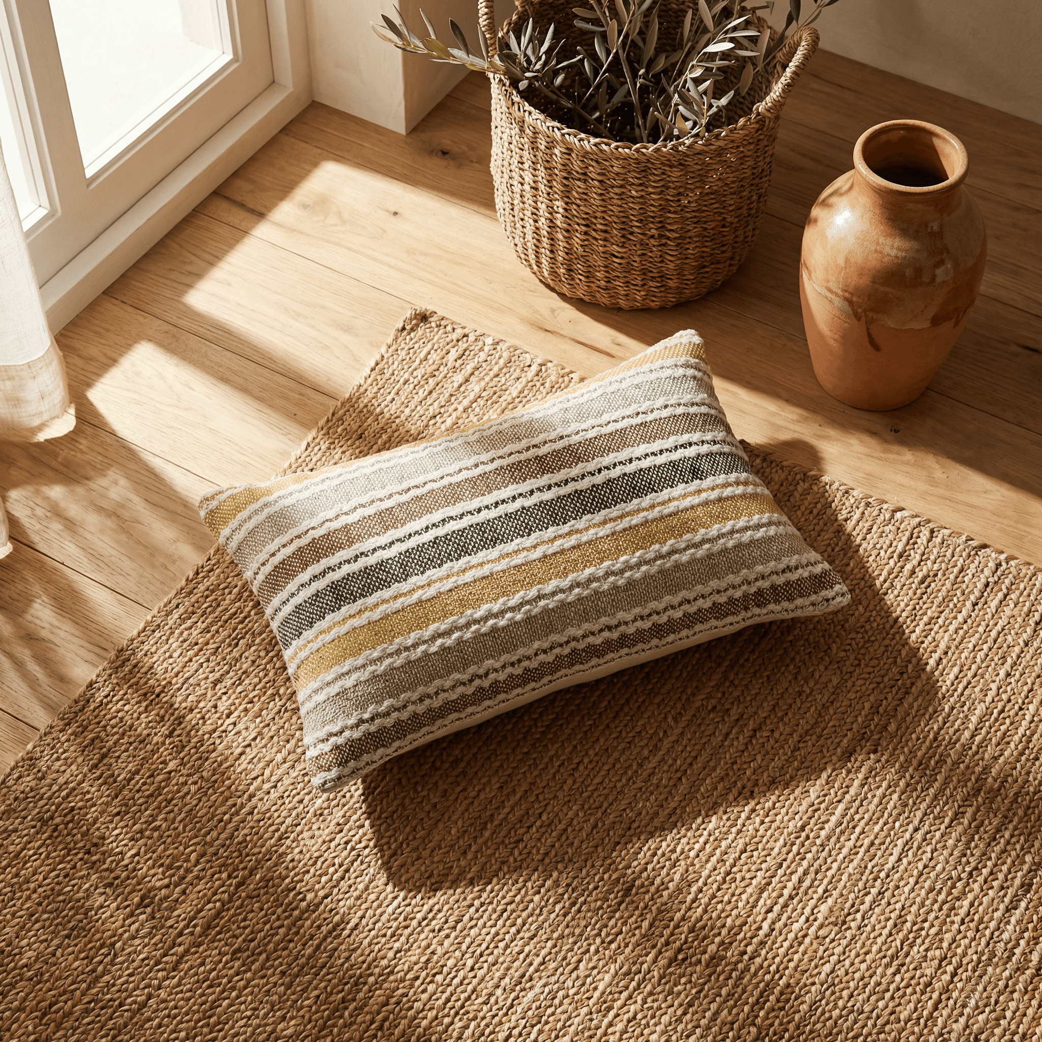 Daisy Woven Cushion Cover