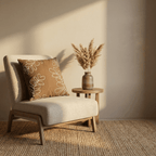 Earthen Bloom Cushion Cover