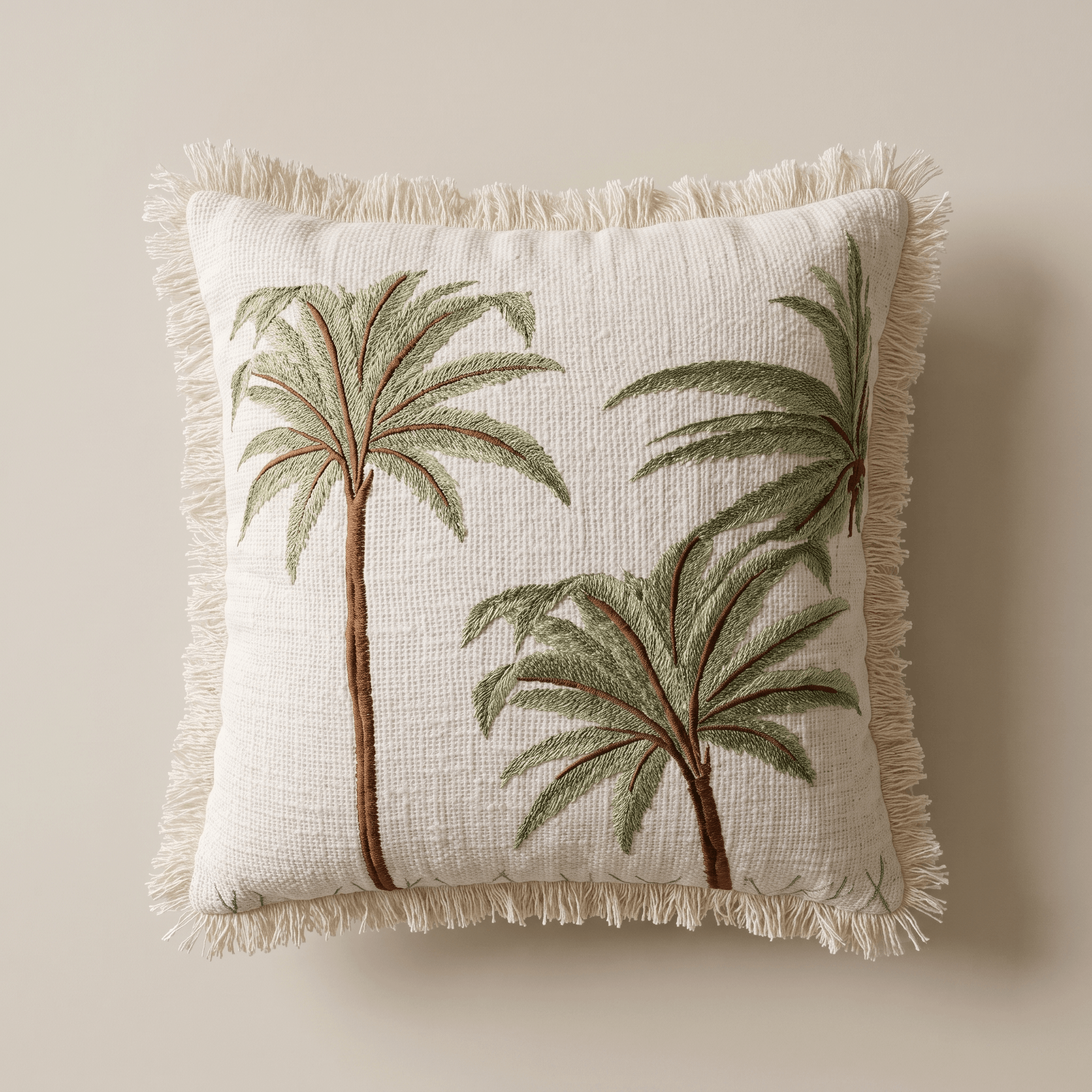 Oasis Fringe Grove Cushion Cover