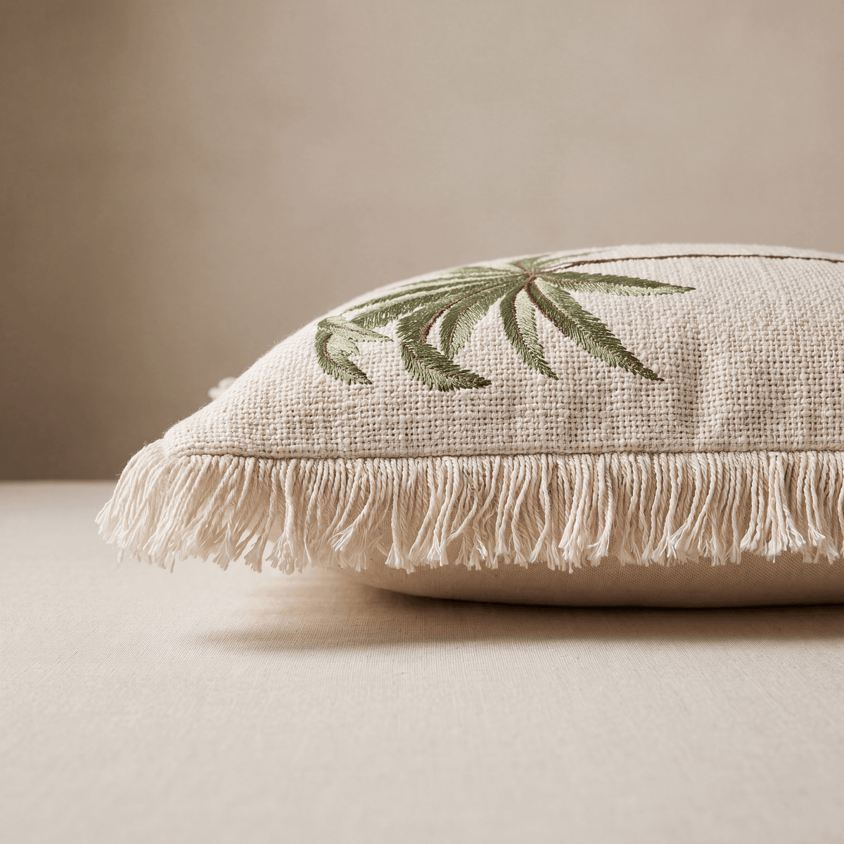 Oasis Fringe Grove Cushion Cover