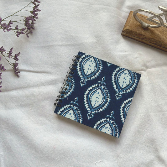 Indigo Motif Mini Journal